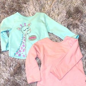 2 for one long sleeve t-shirts